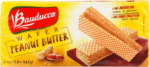 Bauducco Wafer Peanut Butter/ Wafer Manteiga de Amendoim 142 Gr