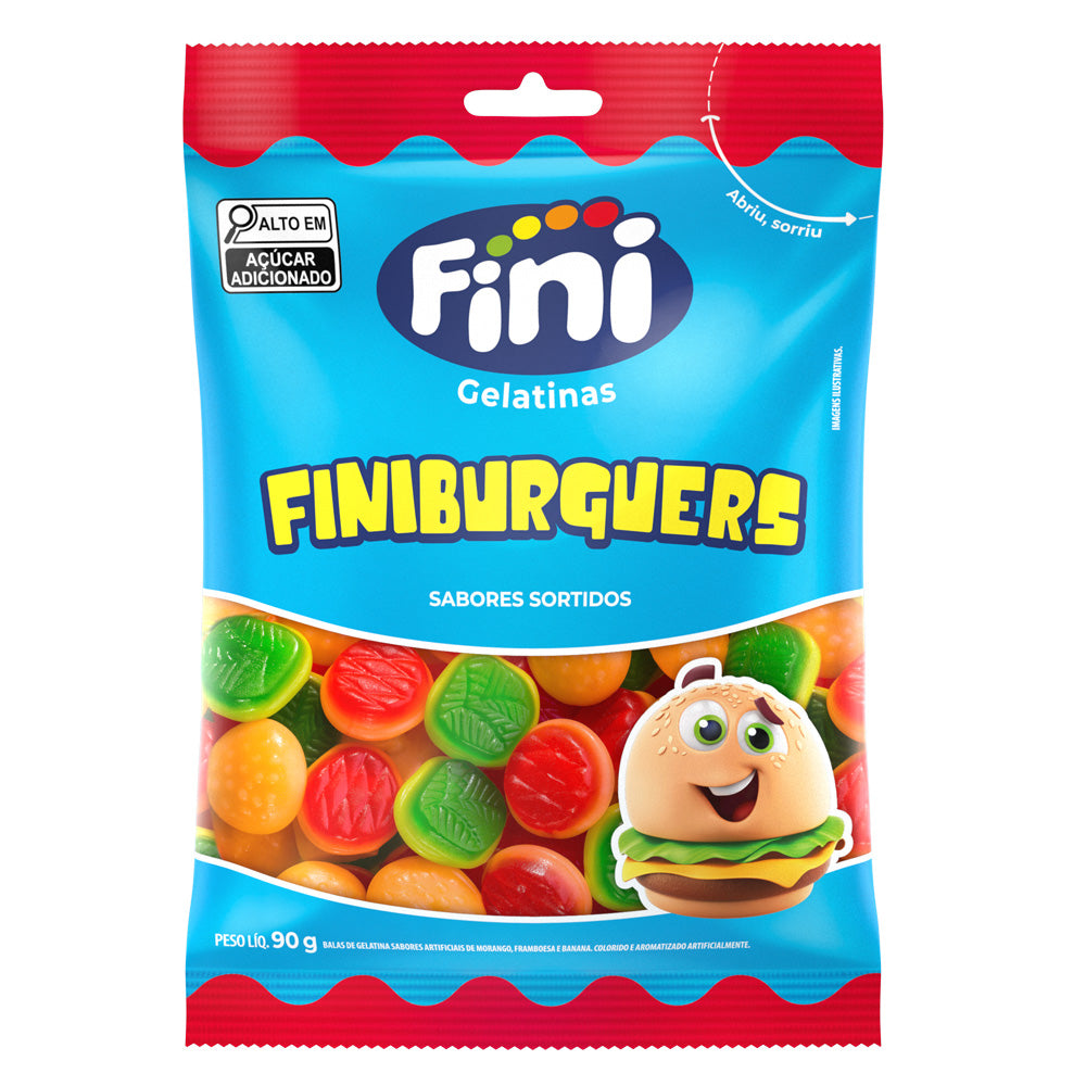 Fini Finiburguers Jelly Candies/ Balas de Gelatina 90 Gr