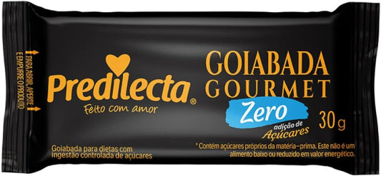 Predilecta Guava Gourmet Zero Sugar/ Goiabada Gourmet Sem Açúcar 30 Gr