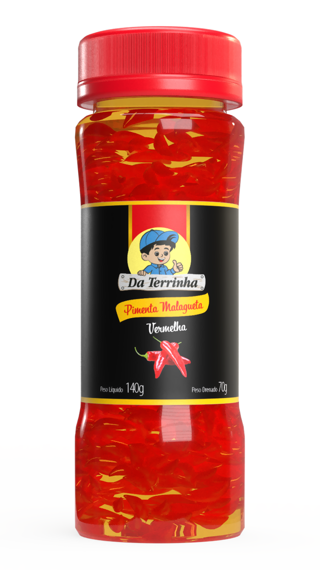 Da Terrinha Malagueta Pepper/ Pimienta Malagueta Vermelha 70gr
