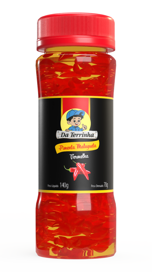 Da Terrinha Malagueta Pepper/ Pimienta Malagueta Vermelha 70gr