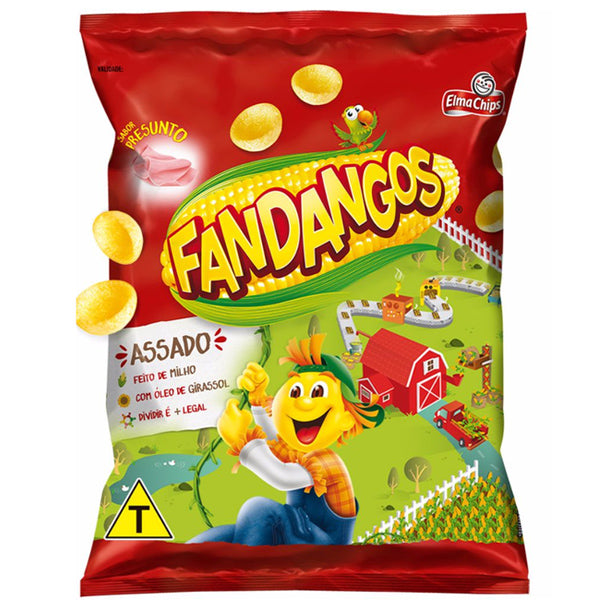 Fandangos Ham Corn Chips/ Salgadinho Milho Presunto 37 Gr