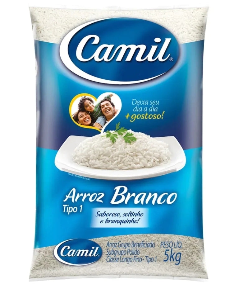 Camil White Rice/Arroz Branco 4.5 Kg