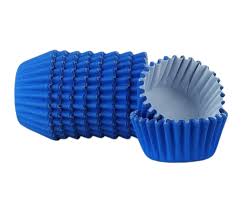 Vipel Paper Cups for Sweets Dark Blue /Forminha de Doces Azul Escuro N.4 100 Units