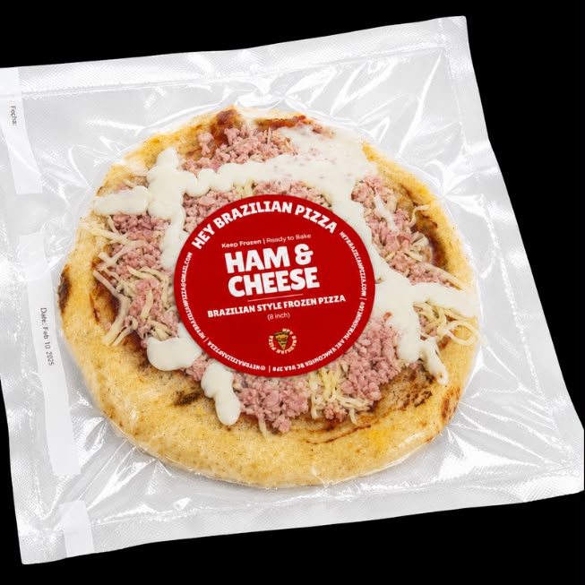 Hey Brazilian Pizza Ham & Cheese w/ Creamy Cheese 8in