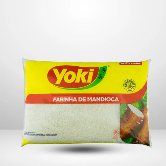 Yoki White Cassava Flour/ Farinha de Mandioca Crua 1 Kg