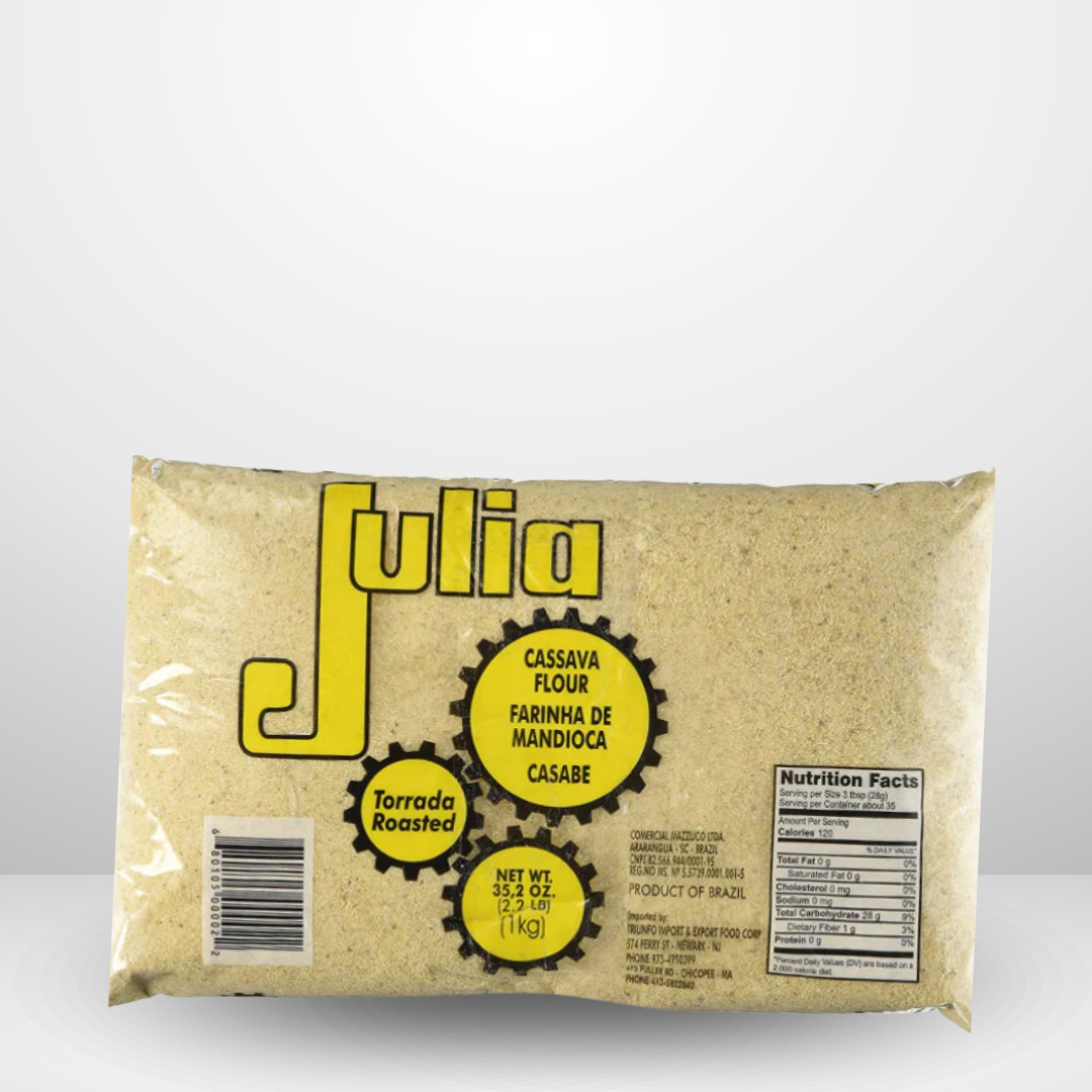 Julia Toasted Cassava Flour/Farinha de Mandioca Torrada 1 Kg