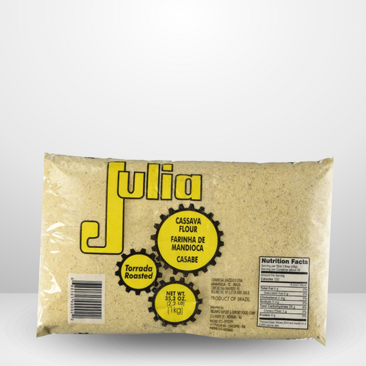 Julia Toasted Cassava Flour/Farinha de Mandioca Torrada 1 Kg