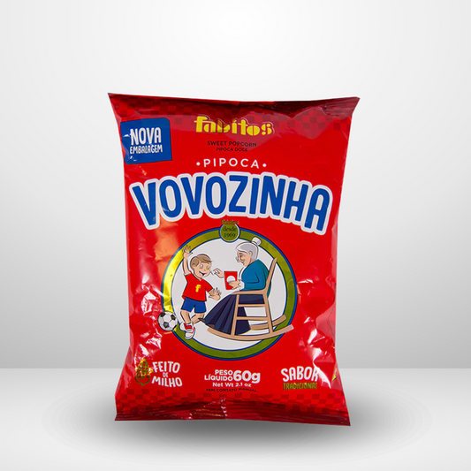 Vovozinha Sweet Popcorn/Pipoca Doce 60 Gr