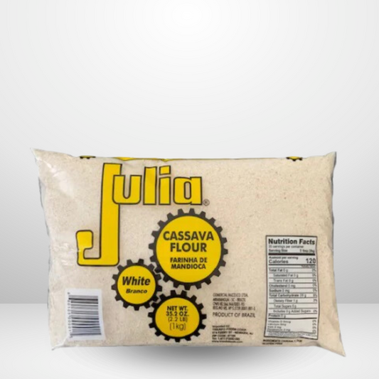 Julia Cassava Flour/Farinha Mandioca Crua 1 Kg