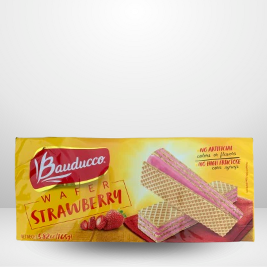Bauducco Wafer Strawberry/Wafer Morango 142 Gr