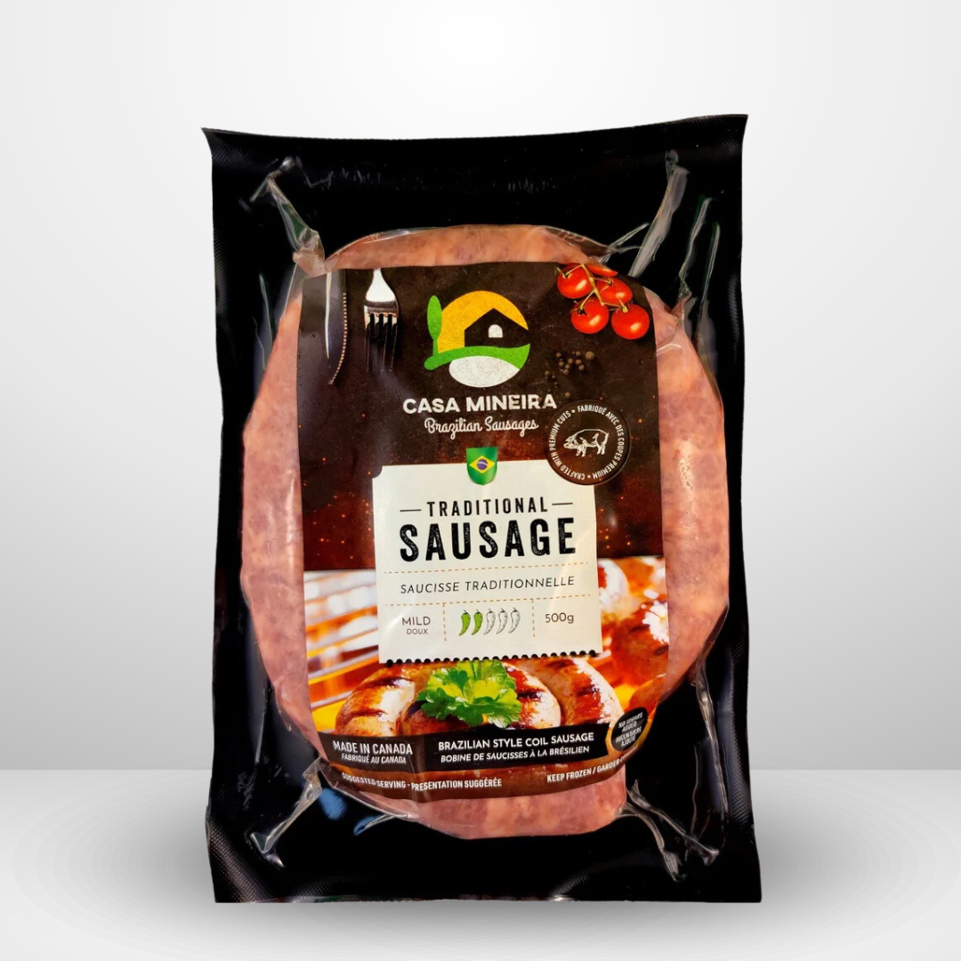 Casa Mineira Tradicional Sausage/Linguica Tradicional 500 GR