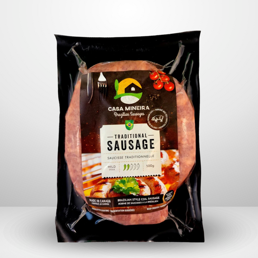 Casa Mineira Tradicional Sausage/Linguica Tradicional 500 GR