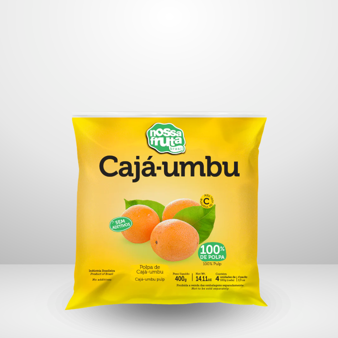 Nossa Fruta Caja- Umbu Pulp/ Polpa Caja-Umbu 400g