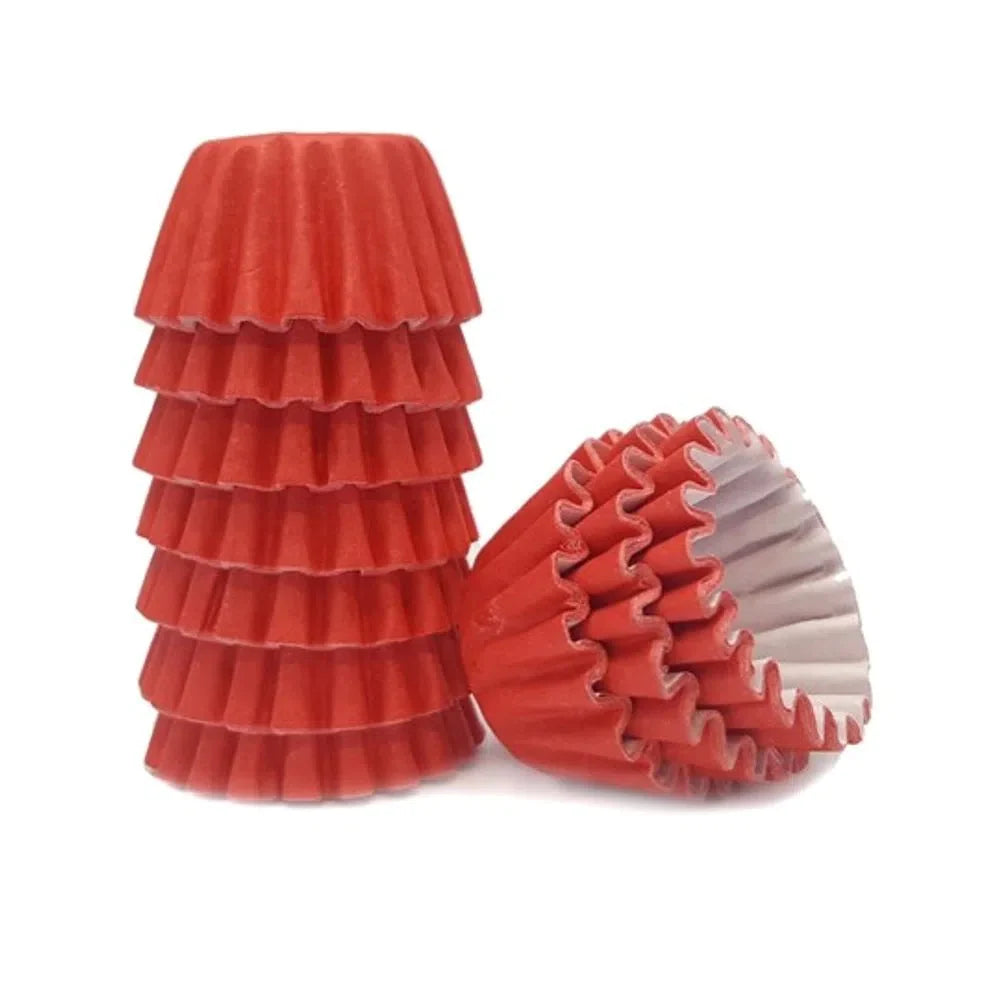 Vipel Paper Cups for Sweet Red/Forminha de Doces Vermelho N.5 100 Units