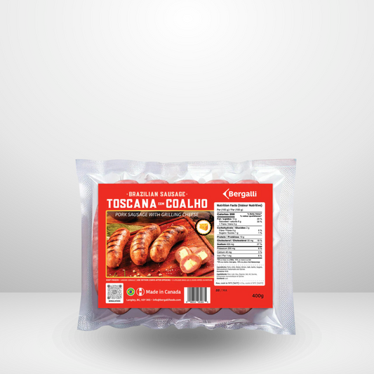 Bergalli Food Toscana w/Queijo Coalho Sausage 400g