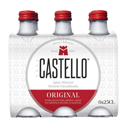 Castello Mineral Water/Agua Mineral 6 Pack Unit
