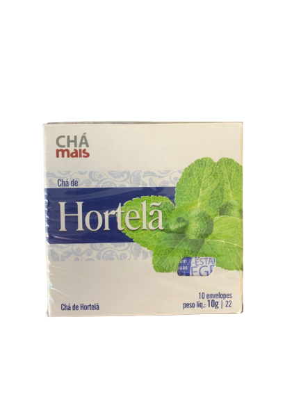 Cha Mais Mint Tea/Cha Hortela 10 Gr