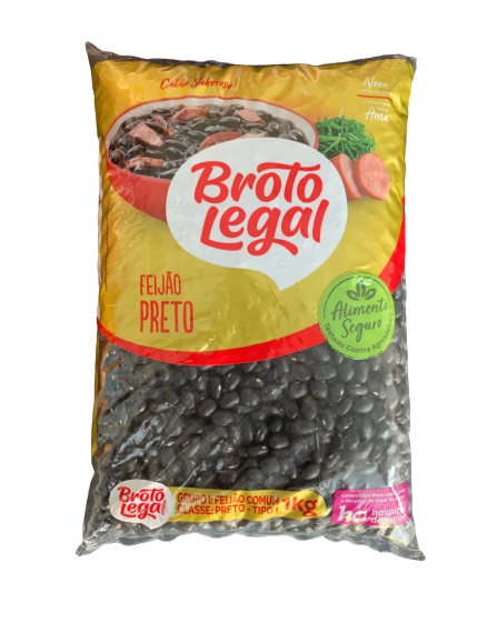 Broto Legal Black Beans / Feijao Preto 1 Kg