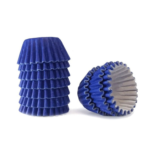 Vipel Paper Cups for Sweets Dark Blue /Forminha de Doces Azul Escuro N.4 100 Units