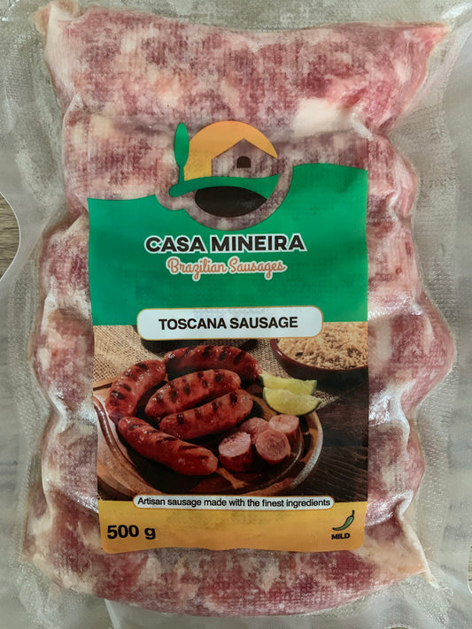 Casa Mineira Toscana Sausage/Linguica Toscana 500 Gr