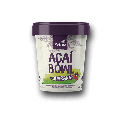 Petruz Acai Sorbet Guarana/Acai c/Guarana 500 Gr