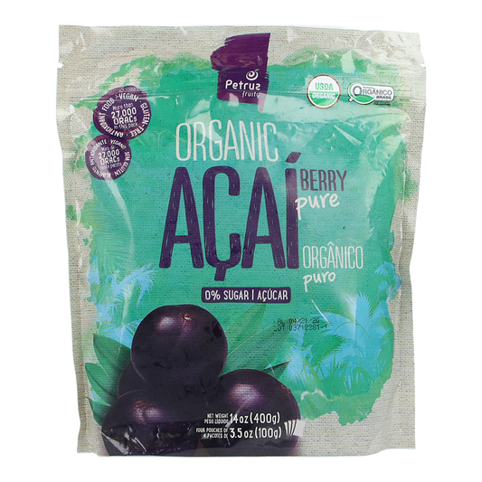 Petruz Organic Acai Berry Pure/Acai Puro 400 Gr