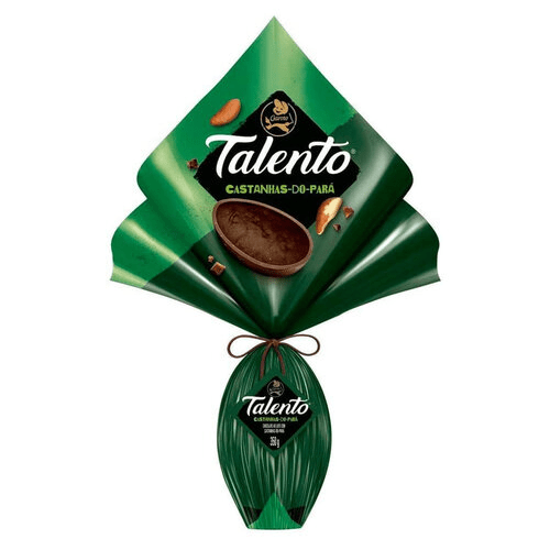 Talento Brazilian Nut Chocolate Easter Eggs/ Ovos de Pascoa Castanha Do Para 350 Gr.