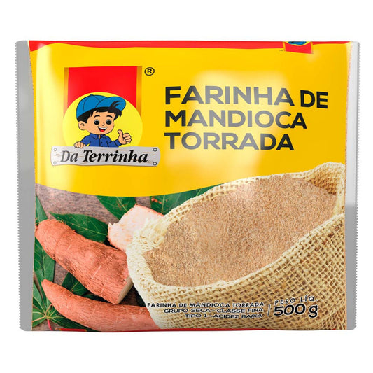 Da Terrinha Cassava Flour Roasted/ Farinha de Mandioca Torrada 500g