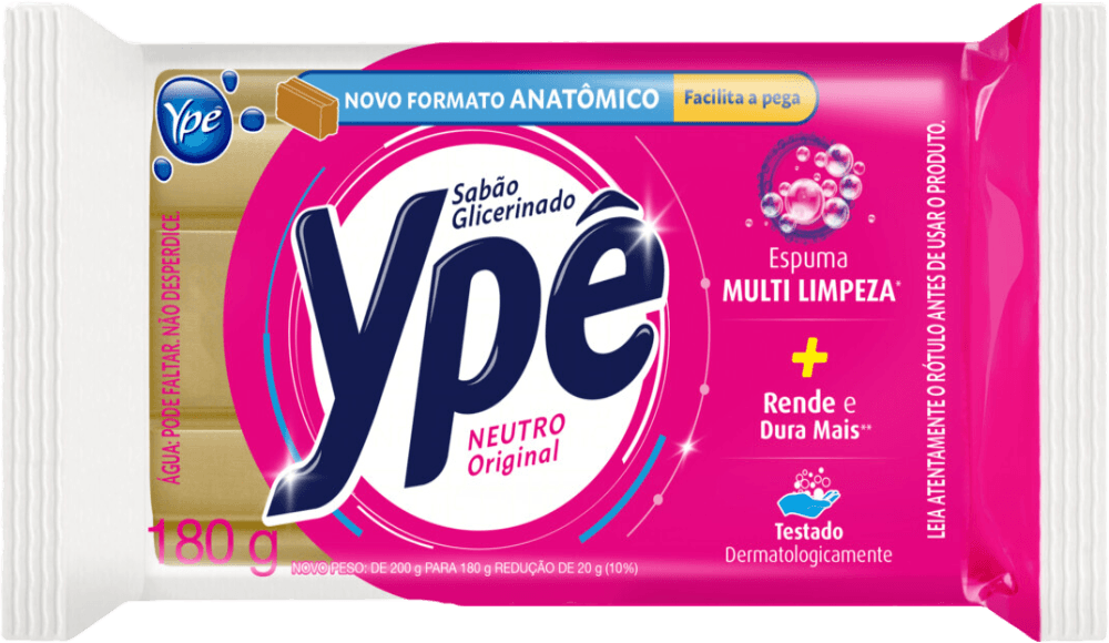 Ype Neutral Soap/ Sabao em Barra Neutro 180gr