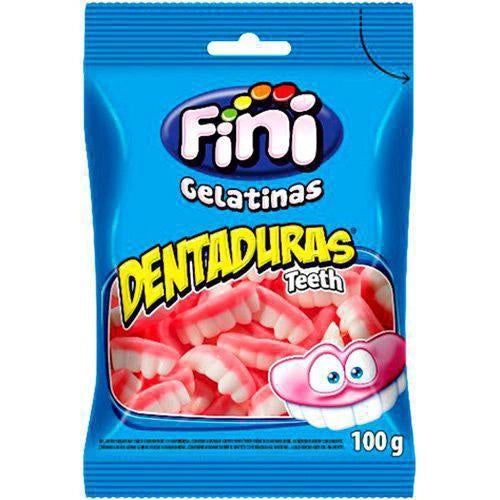 Fini Teeth Jelly Candy/ Balas de Gelatina Dentadura 100 Gr