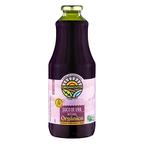 Organovita Organic Grape Juice/ Suco de Uva Organico 1 L