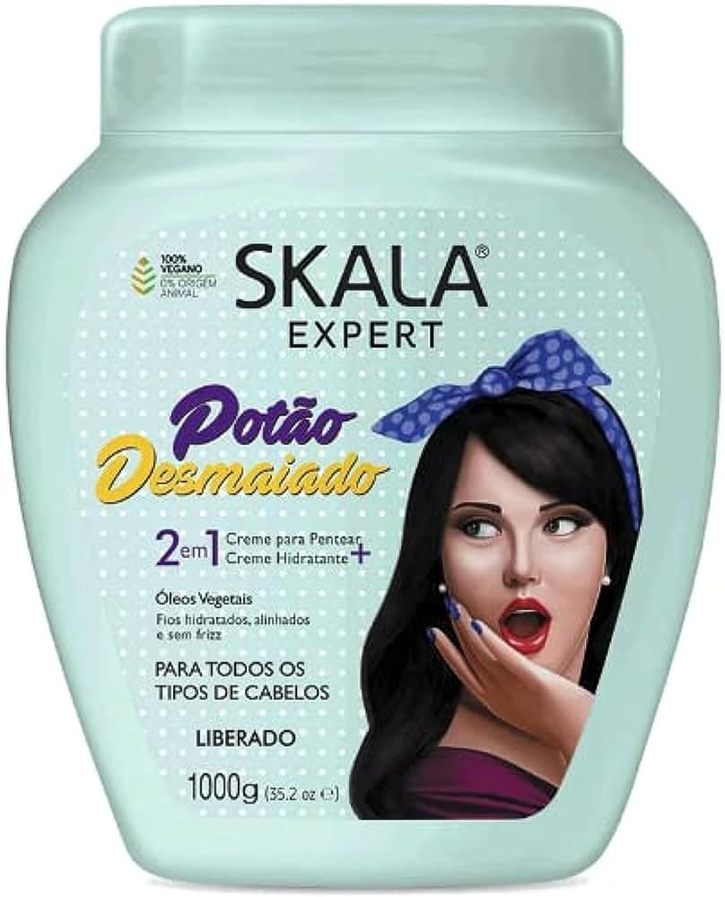 Skala Potao Desmaiado Treatment and Styling Cream/ Tratamento e Creme para Pentear 3en1 1000g