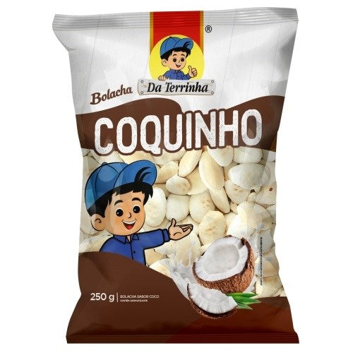Da Terrinha Coconut Cookies/ Bolacha Coquinho 250 Gr