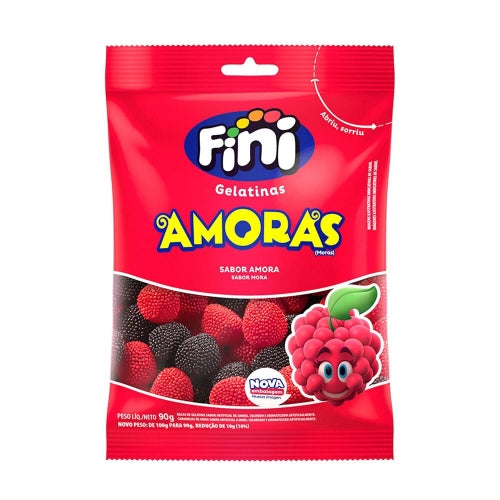 Fini Amora Blackberry Gummy/ Balas de Gelatina Amora 90 Gr