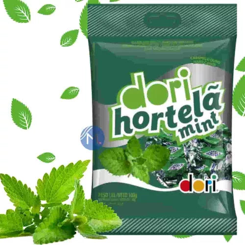 Dori Peppermint Hard Candy/ Hortela Caramelo Duro 100 Gr