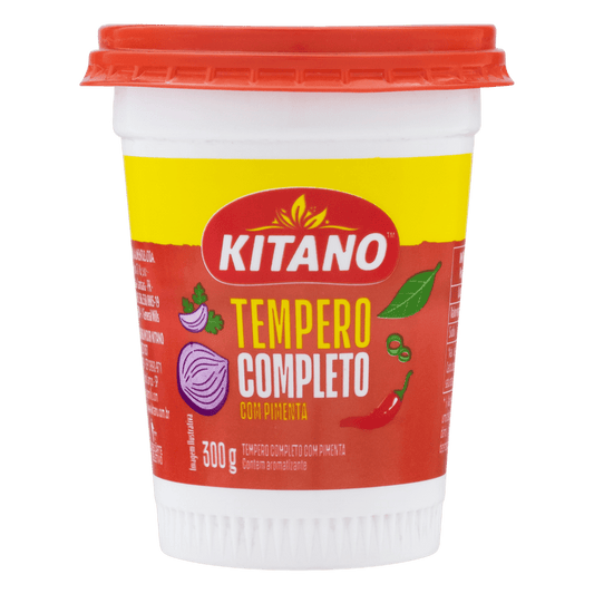 Kitano Complete Seasoning With Pepper/ Tempero Completo Com Pimenta 300g