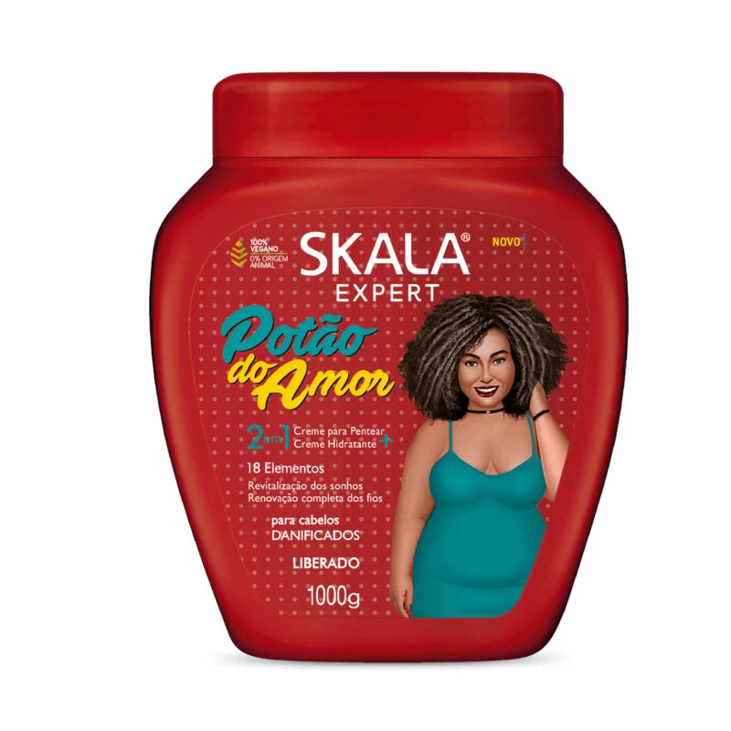 Skala Potao do Amor Treatment and Styling Cream/ Tratamento e Creme para Pentear 3en1 1000g