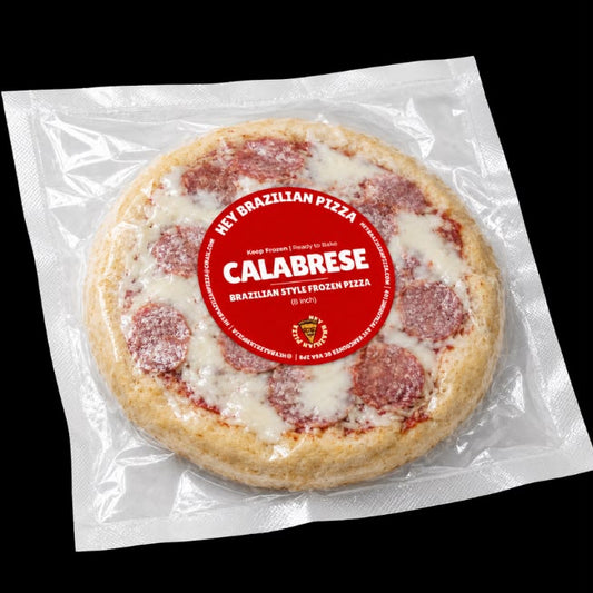 Hey Brazilian Pizza Calabrese w/ Creamy Cheese 8in