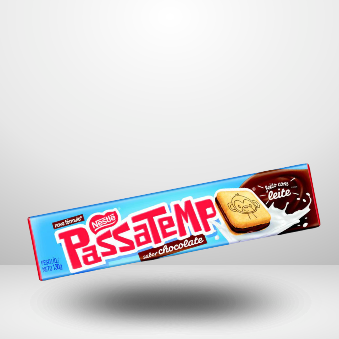 Nestle Passatempo Chocolate filled Cookies/ Biscoito Recheado com Chocolate 130 Gr