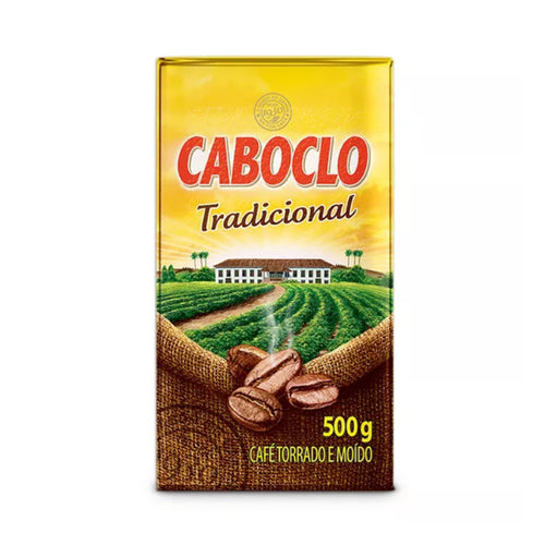 Caboclo Tradicional Roasted and Ground Coffee/ Cafe Torrado e Moido 500 Gr