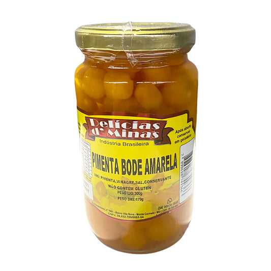 Delicia D Minas Yellow Bode Pepper/ Pimienta Bode Amarela 170g