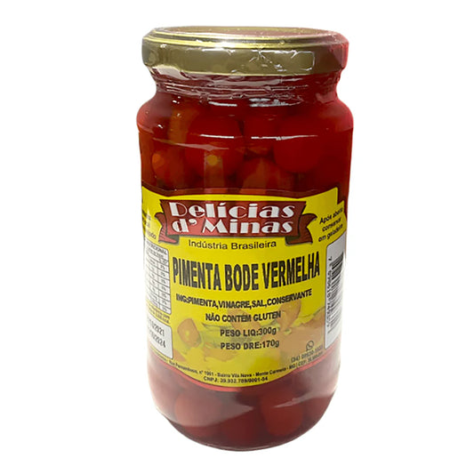 Delicias D Minas Red Goat Pepper/ Pimienta Bode Vermelha 170 Gr