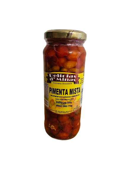 Delicias D Minas Mixed Pepper/ Pimienta Mista 170 Gr