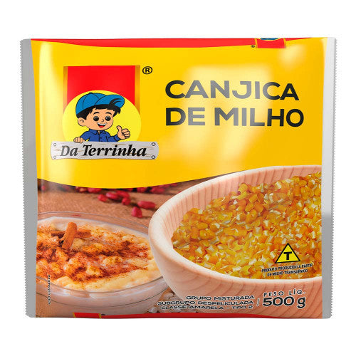 Da Terrinha Yellow Corn/ Canjica de Milho Amarela  500 Gr