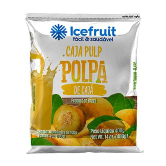 Ice Fruit Caja Pulp/ Polpa de Caja 400 G