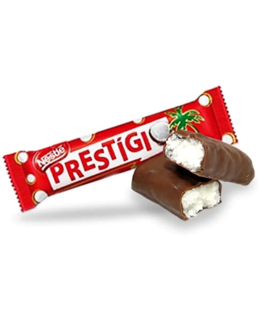 Nestle Prestigio Chocolate Bar filled w/Coconut/ Bombom Racheado c/Coco 33 Gr