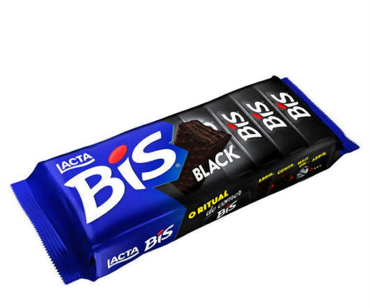 Lacta Bis Black Chocolate Wafer 107gr