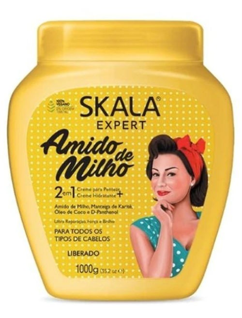 Skala Amino de Milho Styling Cream/ Creme Expert Amido de Milho 1kg