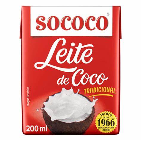 Sococo Coconut Milk/ Leite de Coco Tradicional 200ml